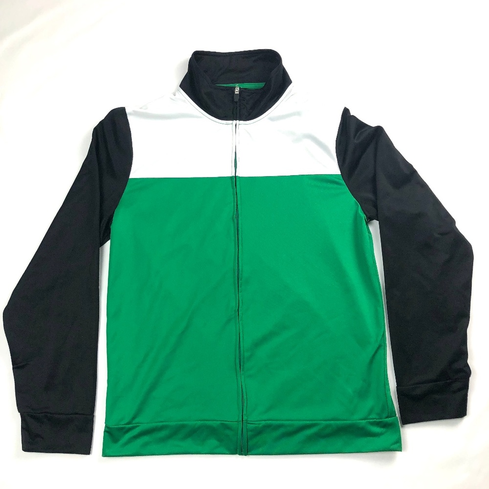 CITY STREETS Colorblock Track Zip Up Jacket